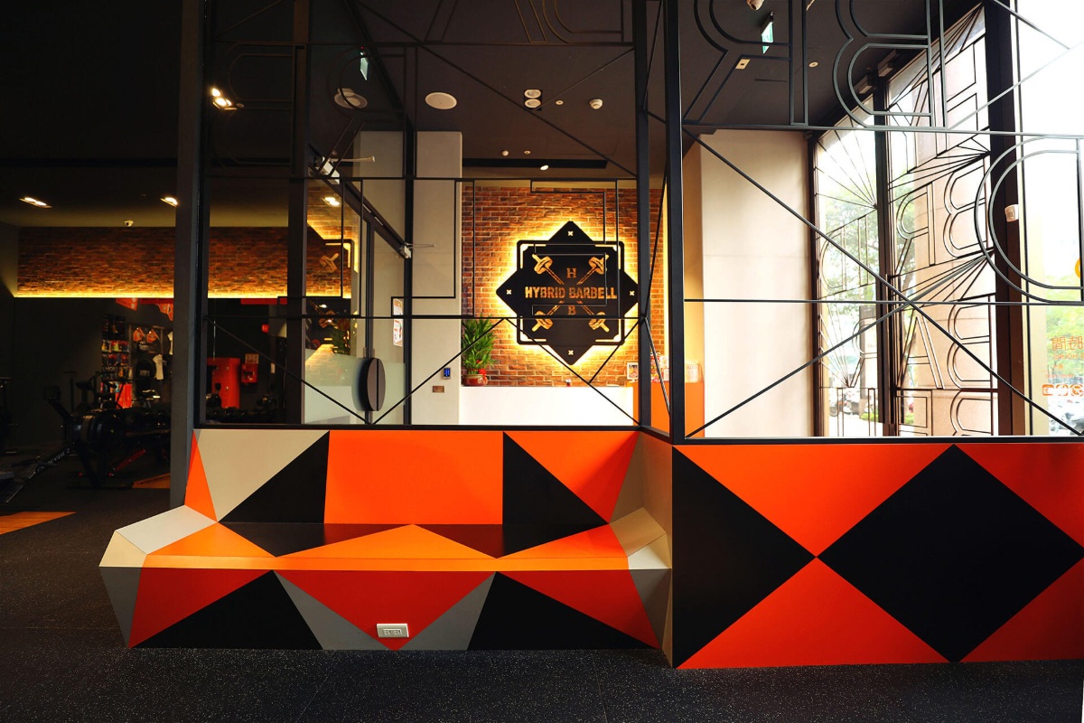 健身房店面設計/Hybrid Barbell 原力體能空間