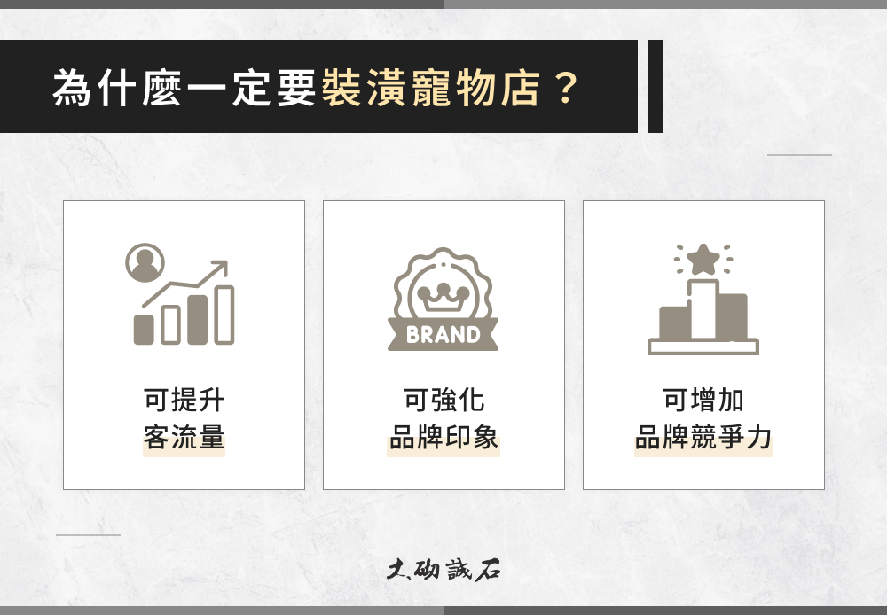 為什麼一定要裝潢寵物店?